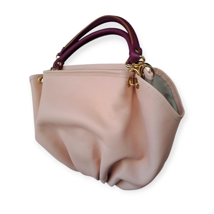 Bolso de hombro Dante en piel de ternera maquillaje - Imagen 2